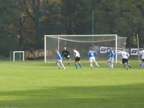 Mecz Drukarz-Bóbr Tłuszcz 2-1 Brzydki faul zawodnika gospodarzy