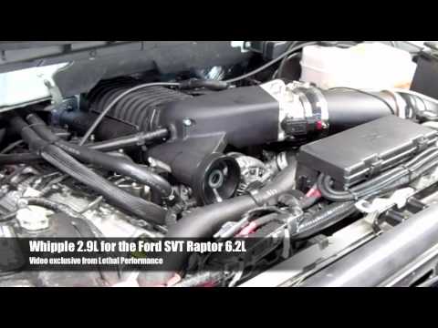 Lethal Performance Exclusive: 2.9L Whipple kit for the Ford SVT Raptor 6.2L -- Dyno Results!