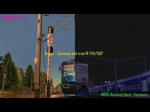 Trainz: A New Era - M300/M800 Brasov-Bucuresti-Nord-Constanta on Romania 2.0 and M800 routes