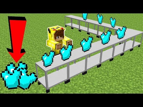 ELMAS ZIRH FABRİKASI YAPIYORUZ! - Minecraft