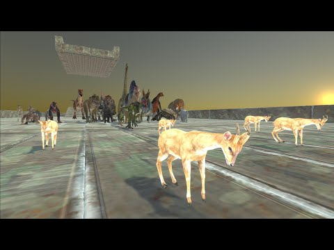 Race to eat Deers - Animal Revolt Battle Simulator