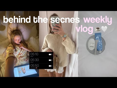 Behind the scenes (what am I not showing you?) weekly vlog 🤍