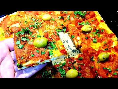 I Ate The Whole Pizza At Once! light Square Pizza Without Cheese