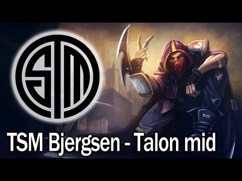 TSM Bjergsen - Talon mid vs. Malphite - Season 4 Worlds Korean boot camp (2014.09.24)