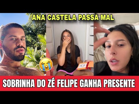 Urgente! Ana Castela passa mal e sobrinha do Zé Felipe fica emocionada com surpresa. 