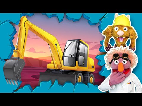 GRAVEMASKINSANGEN • Store gravemaskiner for barn • Barnesang på norsk med bevegelser (og dans)