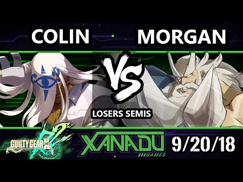 F@X 268 GGXRD2  -  Colin (Venom) Vs. 「Ｙ@ＳＥ」 Morgan (Kum) Guilty Gear XRD Rev 2 Losers Semis