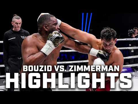 TOURNAMENT SLUGFEST 🥊  Anis Bouzid vs. Errol Zimmerman [FIGHT HIGHLIGHTS]