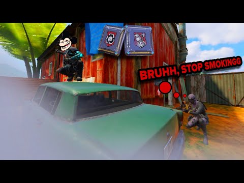 Trolling Random Teammates Using Unlimited SMOKE In CODM (MICKEY MOUSE VOICE)