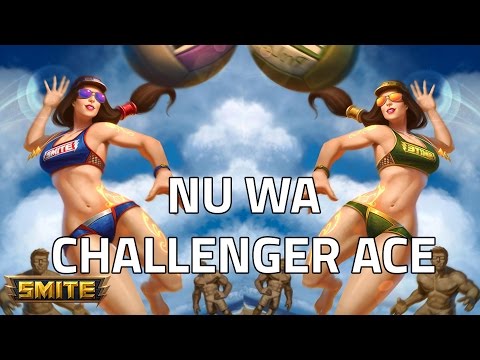 CHALLENGER ACE NU WA | Skin Showcase | SMITE PTS