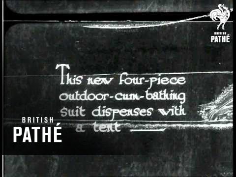 A New Bathing Note - For Eve (1929)