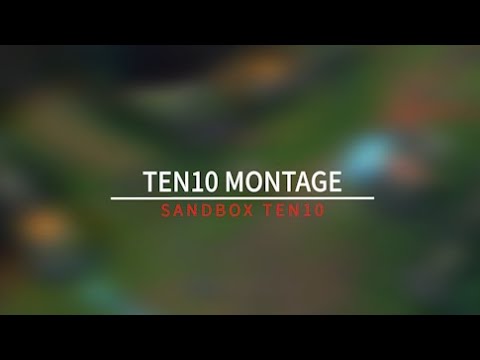 시즌시작1일차 1위 SANDBOX연습생  TEN10 솔로랭크 하이라이트