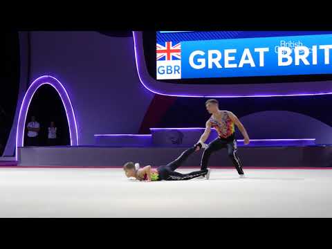 Upcott, Tate - GOLD - Men's Pair Combined Final - 2019 Acrobatic European Championships