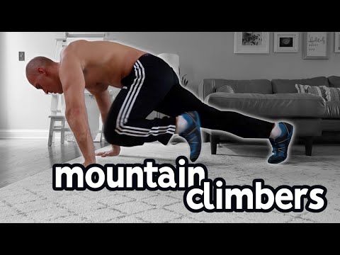 Mountain Climbers Exercise For Beginners (With Progression) | Cardio &amp; Core!