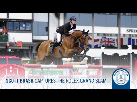 SM 45th Anniversary Moment: Scott Brash Wins The Rolex Grand Slam of Show Jumping