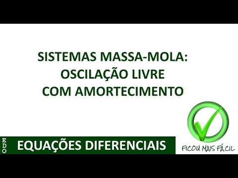 Sistemas Massa-Mola: Oscilação Livre Com Amortecimento