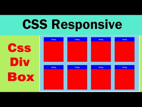 Css div box layout - Responsive HTML Container | Web Zone