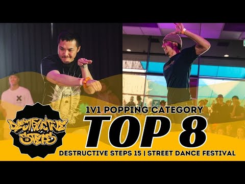 Jackson (AUS) vs Jiggy Jaya (AUS) | TOP8 | 1V1 POPPING | DESTRUCTIVE STEPS 15