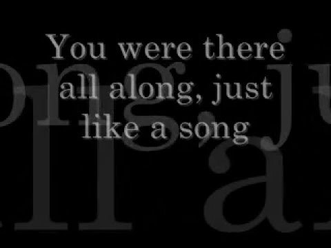 you were there all along with Lyrics Michele Pillar