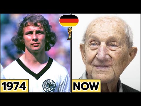 🇩🇪 West Germany ⚽ World Cup 1974 Squad  Champions– Then and Now