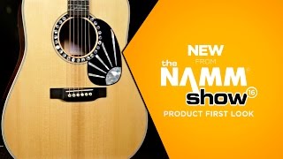 Video thumbnail for NAMM 2016 - Martin D-28 John Lennon 75th Ltd Dreadnought Acoustic Guitar by Musician's Friend