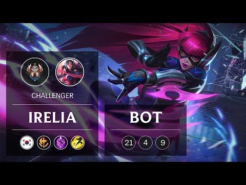 Irelia Bot vs Ezreal - KR Challenger Patch 8.24