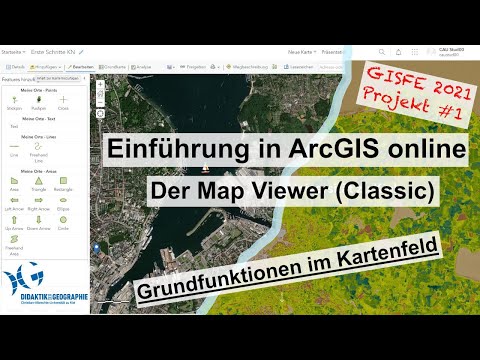 Kartengrundfunktionen im Map Viewer Classic - (GISFE mit ArcGIS online - Projekt 1)