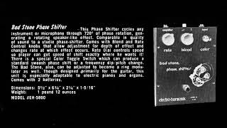 Video thumbnail for Bad Stone, Phase Shifter - Electro Harmonix Demonstration Record, 1977 by Adrian Täckman