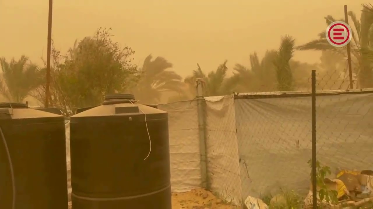 Gaza: tempesta di sabbia del 14 marzo 2026, la nostra testimonianza