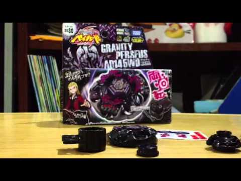 Beyblade BB-80 Gravity Perseus AD145WD Unboxing