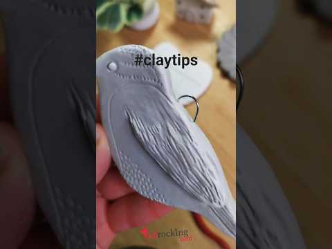 My 1 penny Secret for Hanging Air Dry Clay 🤫