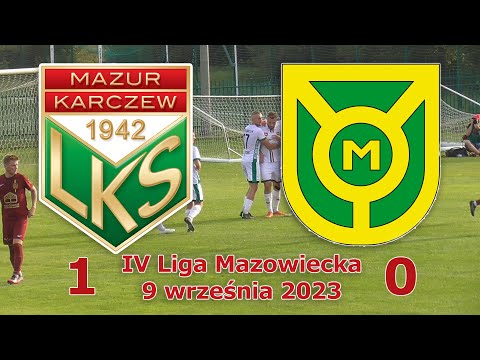 Mazur Karczew - Marcovia Marki 1-0 (9.IX.2023) - IV Liga Mazowiecka