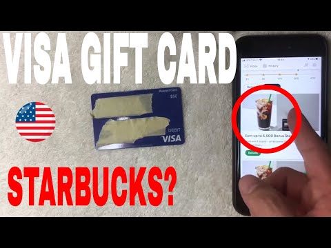 ✅ Can You Use Visa Debit Gift Card On Starbucks App 🔴