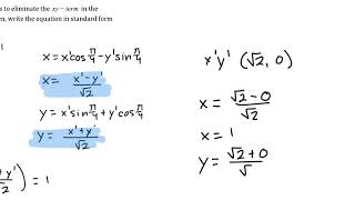 Rotation of Conics