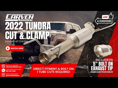 2022-2023 Toyota Tundra Cut & Clamp by Carven Exhaust