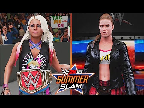 WWE SummerSlam 2018: Alexa Bliss vs. Ronda Rousey (Raw Women's Championship)