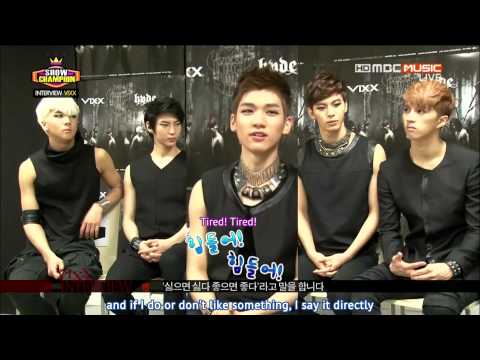 [ENG] 130529 - Show Champion: VIXX Interview (+ Hyde Performance)