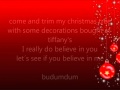 Glee - Santa baby - lyrics 