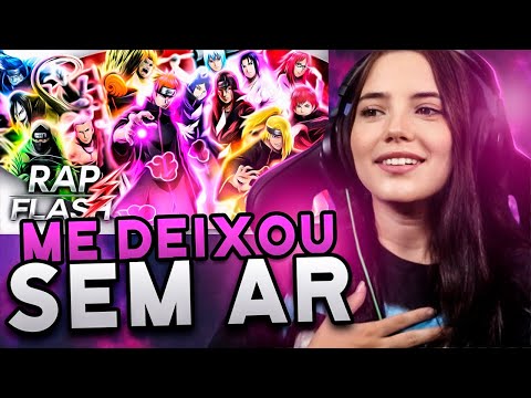 (NÃO OTAKU) REAGINDO ao SPEEDLORD - AKATSUKI (Naruto) | ESPECIAL 100K | Flash Beats (Prod. Hunter)