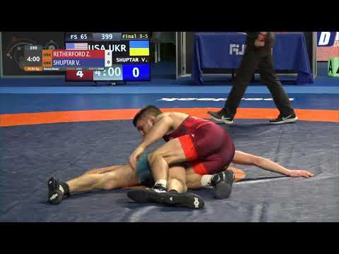 BRONZE FS - 65 kg: Zain Retherford (USA) v. V. SHUPTAR (UKR)