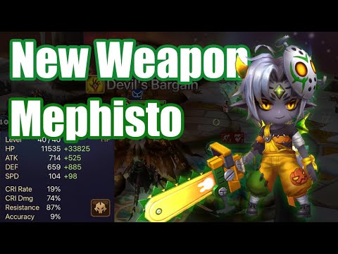 【Summoners War | Curry's RTA】New Weapon Debut!!! Anti Nana Mephisto!!