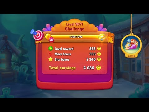 @Fishdom Win Strikes Level 9062 - Special Level 9071 Challenge, Got 10 Gold Coupons