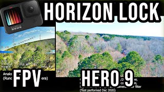 Hero 9 Horizon Lock Stability vs FPV Camera side by side comparison (DON'T use it for freestyle)