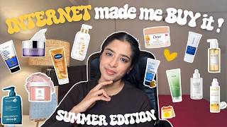The Internet Influenced Me to Buy These 🌞 | Summer Skincare & Bodycare Haul ✨