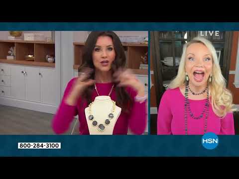 Connie Craig Carroll Jewelry Leslie Black MotherofPearl ...