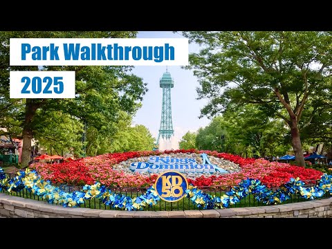 Kings Dominion - Park Walkthrough, June 2025