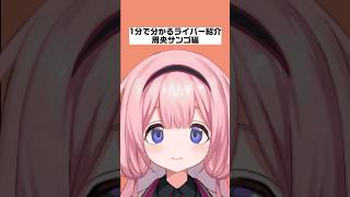 1分で分かるライバー紹介周央サンゴ編【にじさんじ/にじさんじ切り抜き/周央サンゴ/周央サンゴ切り抜き/雑学/にじさんじ雑学/セレじょ/セレじょ切り抜き】