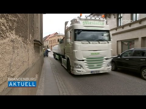 Brandenburg Aktuell über die B96-Engstelle Fürstenberg, Oberhavel