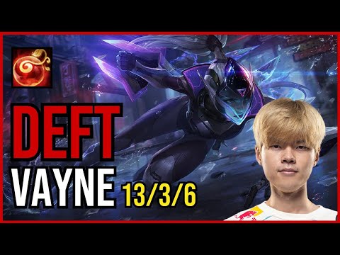 DEFT - VAYNE vs. SAMIRA ADC | KR DIAMOND | PATCH 11.2