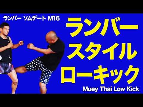 74.強烈なローキックを習得！ランバーソムデートの秘訣、インローでダメージを与える#ムエタイ